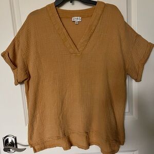 Casual V-neck Casual Top